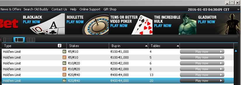 20-40 limit poker strategy